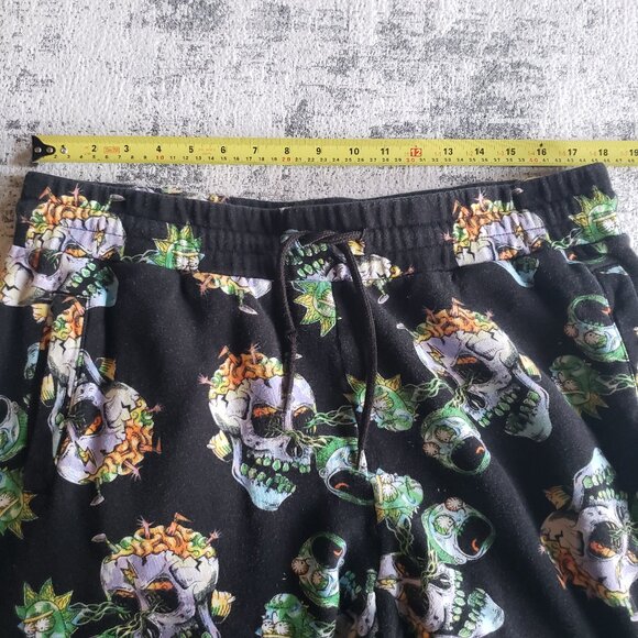 Divided Skull x Rick and Morty all over print sweat pants joggers - Picture 4 of 13